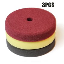 광택 폴리싱 디스코 드 pulido de esponja coche almohadillas lijado y encerado rueda para pulir 3 piezas 7 pulg