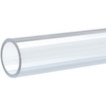 PVC 파이프 배관 커버 자재 수도 호스 관 각관 규격 PB PE 투명 플라스틱 산업용, [1 미터] 외경 32mm x 벽 두께 3mm