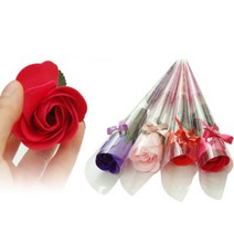 [카네이션비누꽃] 카네이션 카네이션비누꽃/카네이션꽃/카네이션꽃비누/어버이날/스승의날/비누꽃, 장미비누꽃(OPP형-핑크)