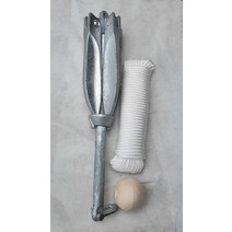 접이식 앵커 물닻 앙카 요트 고무보트 소형선박 철판 선박, J 15KG/ 30m 8mm 실심 닻