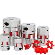 Cnc 모터 턱 샤프트 커플러 유연한 거미 매화 샤프트 커플 링 d20 l25 4mm 5mm 6mm 6.35mm 8mm 9mm 10mm 탄성 커플 링, 5x10