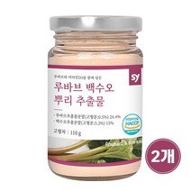 루바브 루바브뿌리추출물 르바부 루바부 분말 가루 라폰티신 비타민DK 효능 중년 여성 추천 식약청 식약처 인정 인증 해썹, 2개, 110g