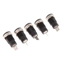 5pcs 4mm 바나나 플러그 안전 소켓 패널 마운트 바인딩 포스트 소켓 32A, 설명, 금속, 블랙