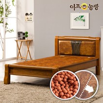 이조농방 설향 더넓어진 황토볼 흙침대 싱글침대 S, 단품
