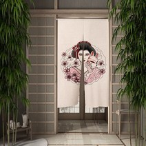 중문커튼 방풍 비닐 커튼 자석형 방한문 중문일본 문 커튼 식당 주방 우키요에 신사 파티션 드레이프 입구, 14 CLX00889_07 90x180cm