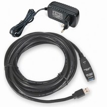 NEXT USB05U3PW USB3.0 5M 거리연장 리피터 전원어댑터 제공 최대 5Gbps 전송속도지원 전원동작LED USB리피터, 1개
