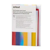 Cricut 포일 트랜스퍼 인서트 카드 S40 크리컷 카드 공예를 위한 포일 분리 생일 카드 만들기 감사 카드 Cricut Joy/Maker/Explore 기계와 호환 축
