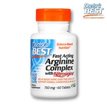 닥터스베스트 패스트 액팅 아르지닌 컴플렉스 750mg 타블렛, 60정, 1개