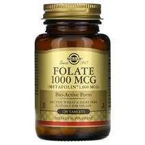 솔 가 엽산 DFE 666mcg 100정, 120 정, 1000mcg