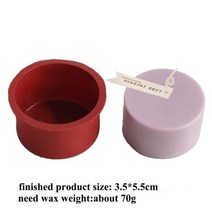 Creativily 블루 베리 푸딩 캔들 실리콘 몰드 금형 입체 모양 틀 DIY 수제 초콜릿 젤리 나무 딸기 틀에 대 한 미니 케이크, 3.5x5.5cm