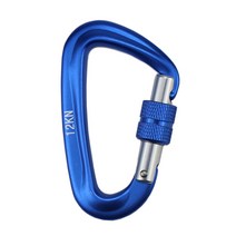 등산 Carabiner 캠핑 하이킹 알루미늄 D-링 서바이벌 기어 버클 키 체인 후크 상승 Karabiner 장비, 유형1