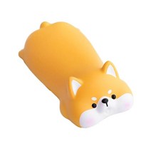 책상 게임 용 손목 받침대 마우스 패드 인체 공학적 다기능 미니, 125mmx60mm, PU, 노란색