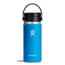 Hydro Flask Wide Mouth Flex Sip 뚜껑 병 - 스테인리스 스틸 재사용 가능한 물병 - 진공 단열 식기 세척기 사용 가능 BPA 프리 무독성, 16 Oz, Pacific