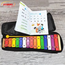 Starry 15키 바이엘 실로폰, B세트(15키스틸밴드+선물세트+밴드백)