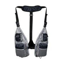 WENYAN 다기능 메쉬 낚시 조끼 조정 가능한 낚시 장비 플라이 낚시 조끼 자켓 사진 여행 하이킹 청소년 키즈