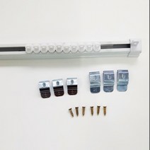 햇담커튼 부드러운 고급 화이트 커튼레일, 6자