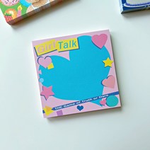 키치 걸톡 떡메모지 50매 / 키치 레트로 다이어리 꾸미기 메모장 노트 [뽀뽀마켓]