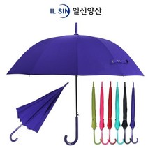 튼튼한 12K 무지 컬러 장우산