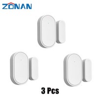 zonan d30 mini 433mhz 무선 창 도어 센서 for home burglar security alarm system remote control door lock and, 협력사, 3개