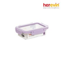 [헤르빈] 크리아 커버분리 밀폐용기 600ml 파스텔퍼플, 없음