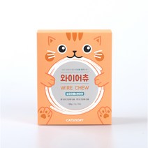 캣츠모리 와이어츄 7P 고양이껌 실꼬리돔&연어맛