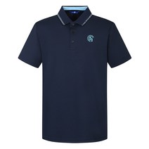 아날도바시니 남성 반팔 카라 티셔츠 네이비 (ABSMTS302_NA)