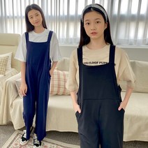 제니키즈 JN 멜빵바지 여름 여아 주니어 초등학생 점프수트