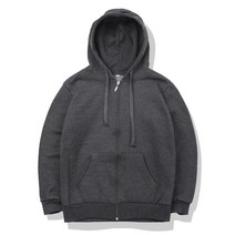 S~3XL 빅사이즈 남녀 공용 특양면 무지 베이직 후드 집업 자켓 점퍼 노멀핏 HZP001
