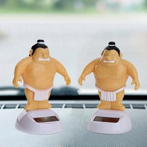 재미있는 태양광 버블헤드 장난감 피규어 노호혼 일본 스모 레슬러 참신한 클래식
