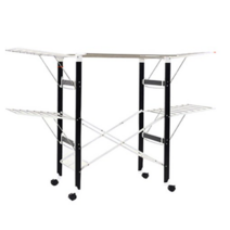 북유럽형 튼튼이 빨래건조대, Black, 3개