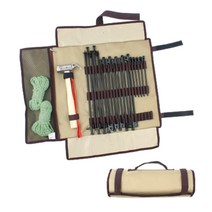 슈와츠코리아 단조팩 가방 다용도 캠핑 파우치, 카키베이지