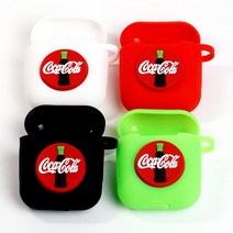 (폭스타일)(핸드메이드) 드링크 소다 에어팟 케이스 [SN:454E52#615], Black