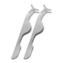 속눈썹집게 인조속눈썹 핀셋 스테인리스 무광 언더래쉬, 1, 본상품선택