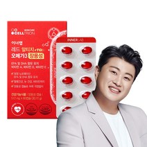 셀트리온 이너랩 레드 알티지 오메가3 장용성 512mg x 60캡슐, 1박스 GI990088