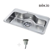 백조 CFDS850 코팅 0.6T 씽크볼 악세사리 부산 설치 교체, 기본배수구, 필요없음, 설치 요청(부산만가능 /설치비 별도)