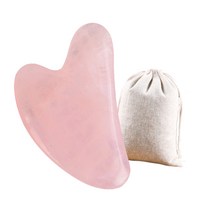 제이끌레르 로즈쿼츠 괄사 마사지 마사지기 + 보관 파우치, 러블리하트 괄사