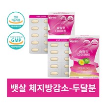 고도비만 옆구리살 뱃살 복부비만빼기 슬림핏다이어트 2통 두달분