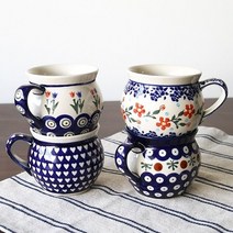 자크라디 폴란드그릇 팟머그 320ml 5종 택1, 911-964, 1개