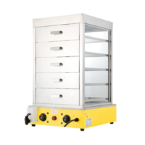 편의점 호빵 찜기 업소용 증숙기 스팀기 만두 온장고, 7단 스팀 캐비닛