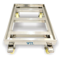 알루미늄 달리 앵글 이동대차 핸드카트 팔레트 냉장고, 9 610x410mm, 1개