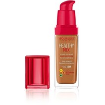 Bourjois Healthy Mix 피로 방지 미디엄 커버리지 리퀴드 파운데이션 5 로즈 아이보리 30ml, 61 Golden/Dore Cappuccino