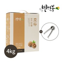선물세트 국내산 2022년 햇호두 4kg 피호두 알호두 견과류 청정지역 무주 반딧불호두 호두망치포함, 특품(316개 이하)