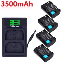 7.4V 3500mAh LP-E6 배터리 + 충전기 캐논 용 EOS 6D 7D 5D 마크 II IV 80D 90D R5 R6 XC10 XC15, 04 4Battery 1 Charger
