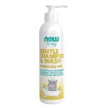 NOW Baby 너리싱 베이비 로션 무향 파라벤 프리 236.6ml8액량 온스, Shampoo and Wash