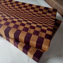 우드리아 나무도마 엔드그레인 CB-35 퍼플3D, 3D-특대(50cm)