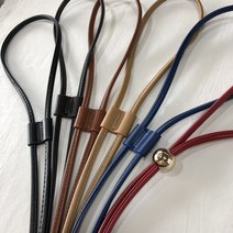 가방 조임끈 / 6color / 뜨개질 수예 가방만들기 조임개 복조리백 소품 부자재, 다크 브라운