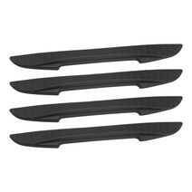 도어 스토퍼 몰딩 문콕 문쾅 문끼임 방지 가드 쿠션 손보호대 차량용품 4pcs 자동차 고무 범퍼 측면 가장자리 보호 스티커 mazda 323 cx-5 2 4 5 6 7 8 3, 검은색, 마쓰다