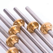 3D프린터 CNC 3D 프린터 리드 나사 8mm 1mm THSL3008D 사다리꼴 Length1001000mm, 350mm+Pitch 2mm Lead 4mm