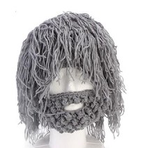 겨울방한모자 겨울여성모자 남자겨울모자 겨울비니 캠프캡 winter hat 1 개몫 수제 니트 남성 크로 셰 뜨개질 콧수염 수염 비니 얼굴 술 자전거 마스크 스키 따뜻한 (좋은)