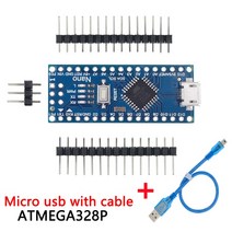 아두이노 키트 코딩 입문 교육 보드 점퍼선 Arduino CH340 USB 드라이버 16Mhz ATMEGA328P 용 부트 로더 호, 11 Micro USB With Cable